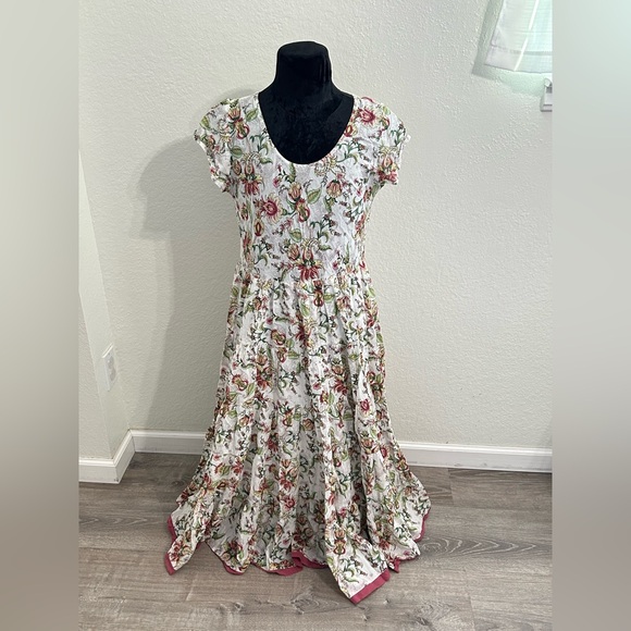 Soft Surroundings Dresses & Skirts - Soft Surroundings Floral Tiered Dress